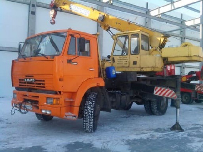 Автокран КАМАЗ 16 тонн